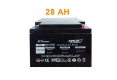 ET battery 28 AH